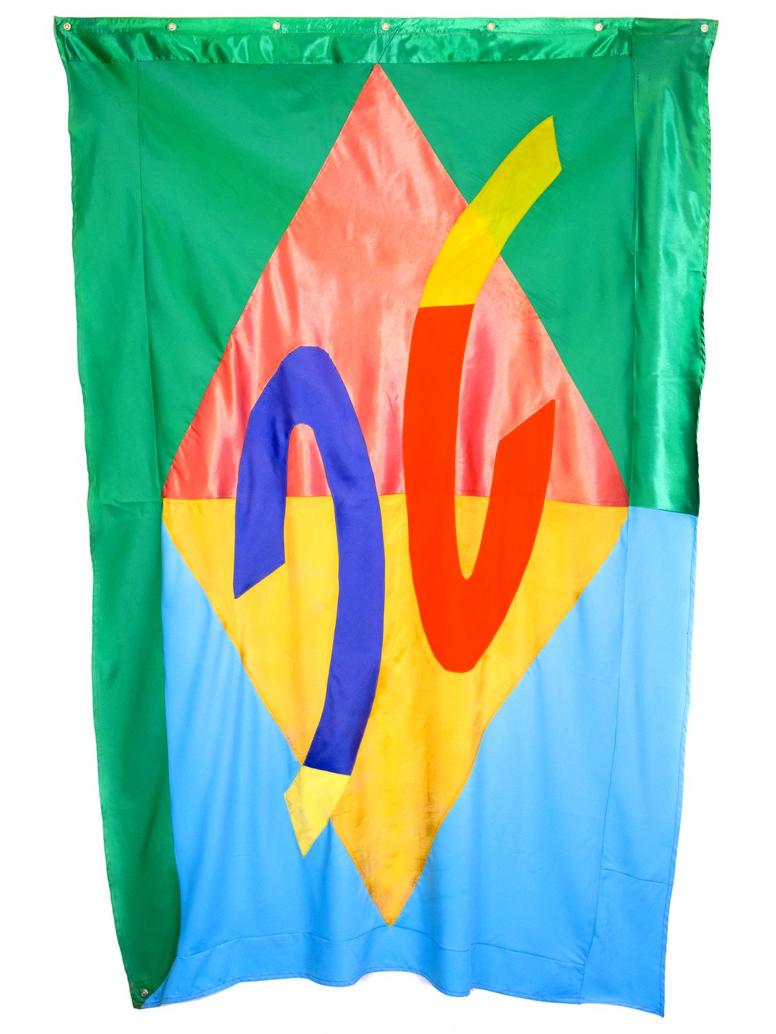 Green Earthness (2018), Flag by Claudia Hill