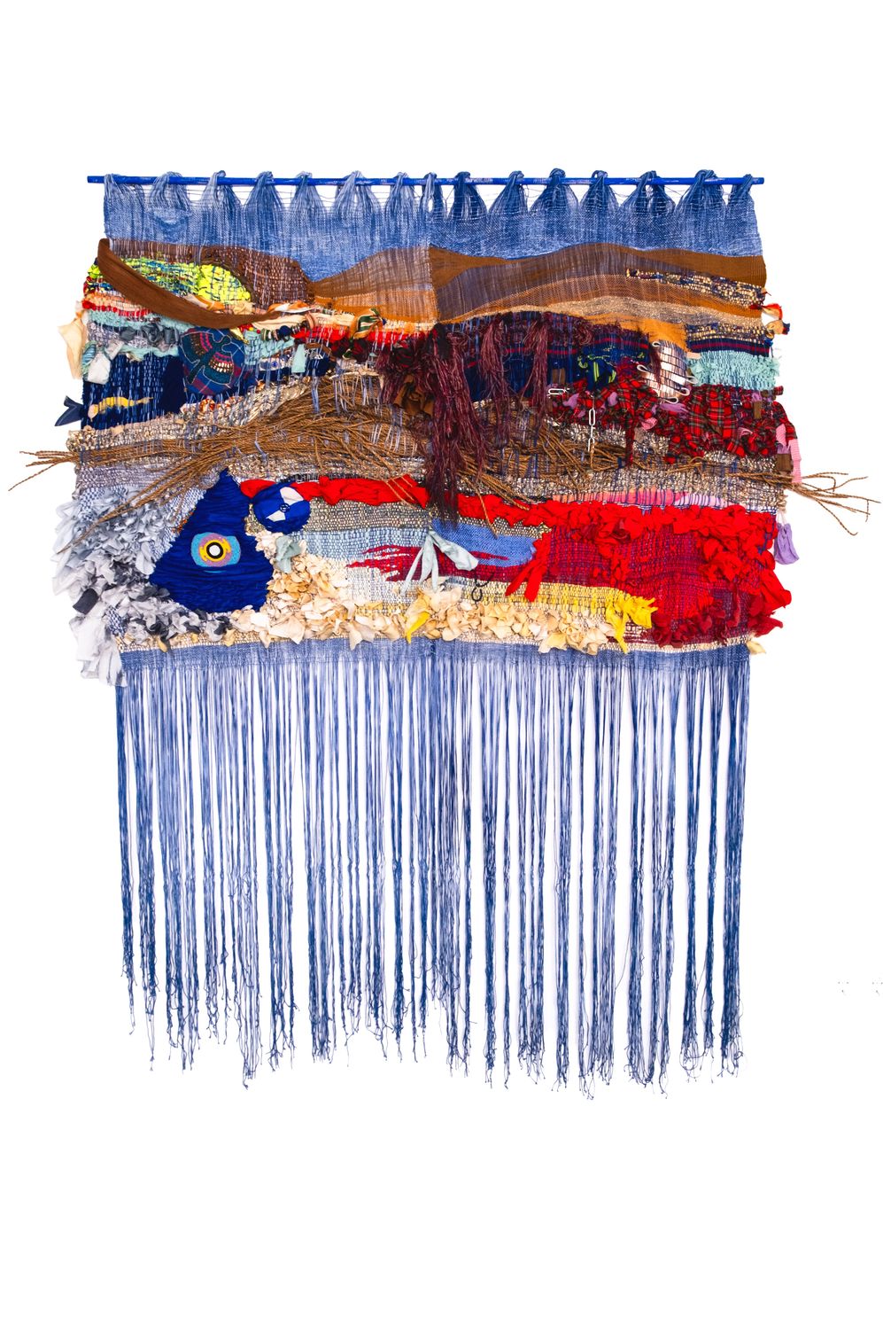Freedom (2025), Woven Panel by Claudia Hill