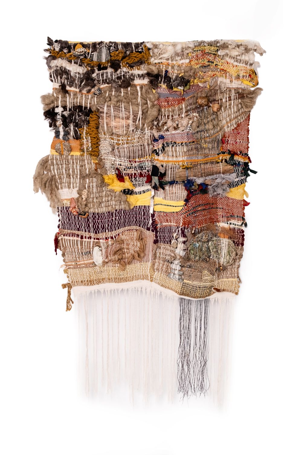 Grounding (2025), Woven Panel by Claudia Hill