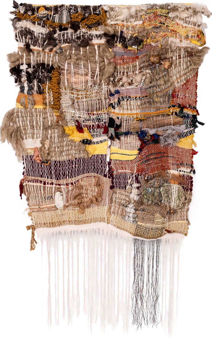 Grounding (2025), Woven Panel by Claudia Hill