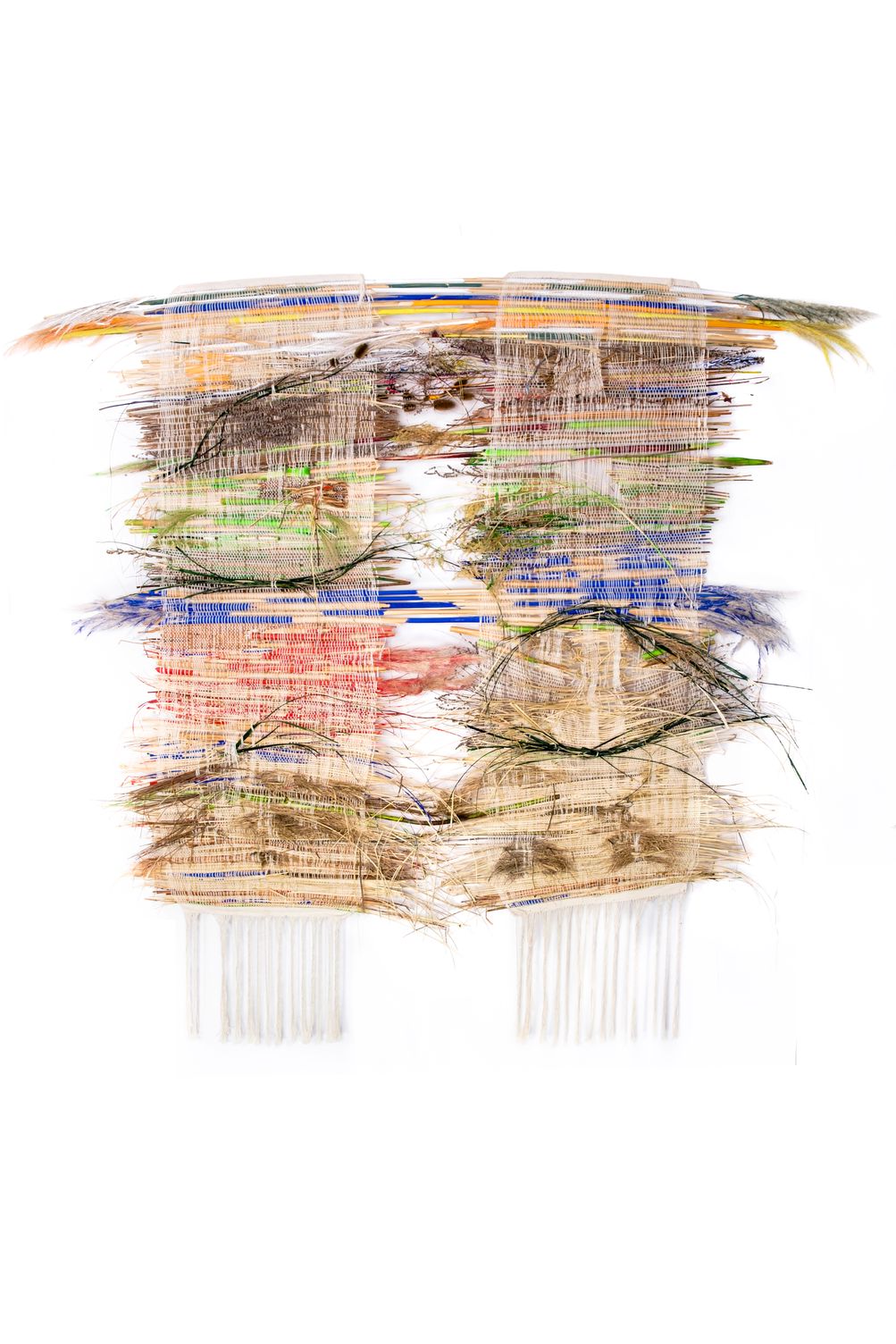 Just Trest (2022), Woven Panel by Claudia Hill