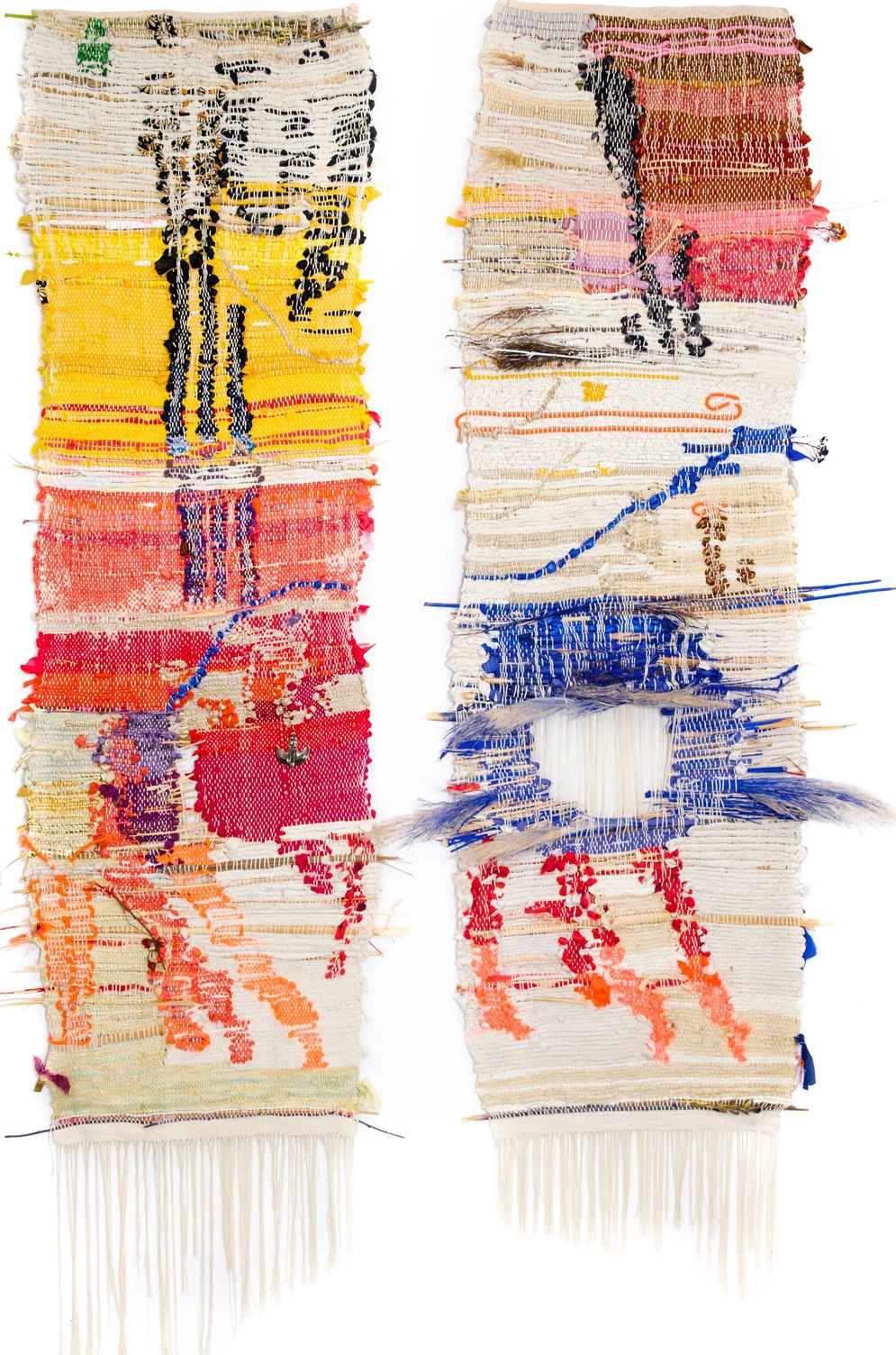 What's The Matter (2021), Woven Panel by Claudia Hill