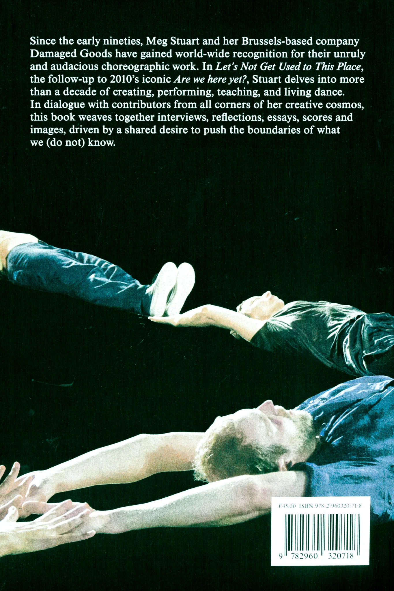 Image of excerpt from Books: Let’s Not Get Used to This Place