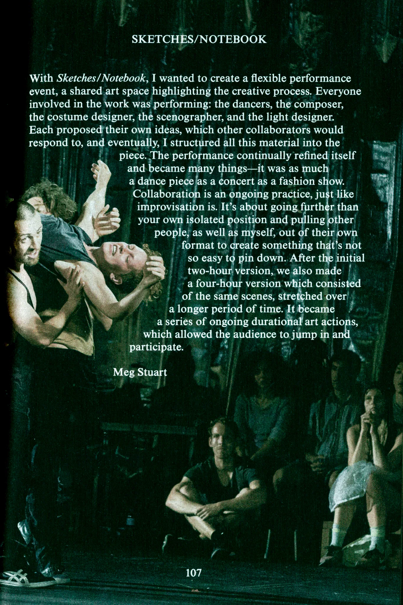 Image of excerpt from Books: Let’s Not Get Used to This Place