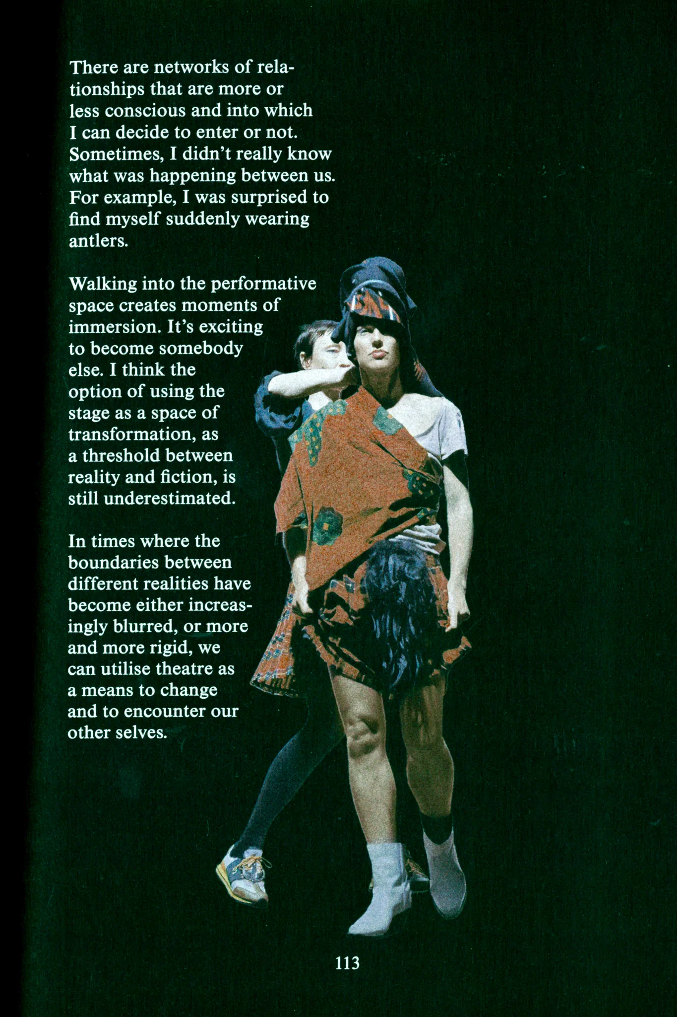 Image of excerpt from Books: Let’s Not Get Used to This Place