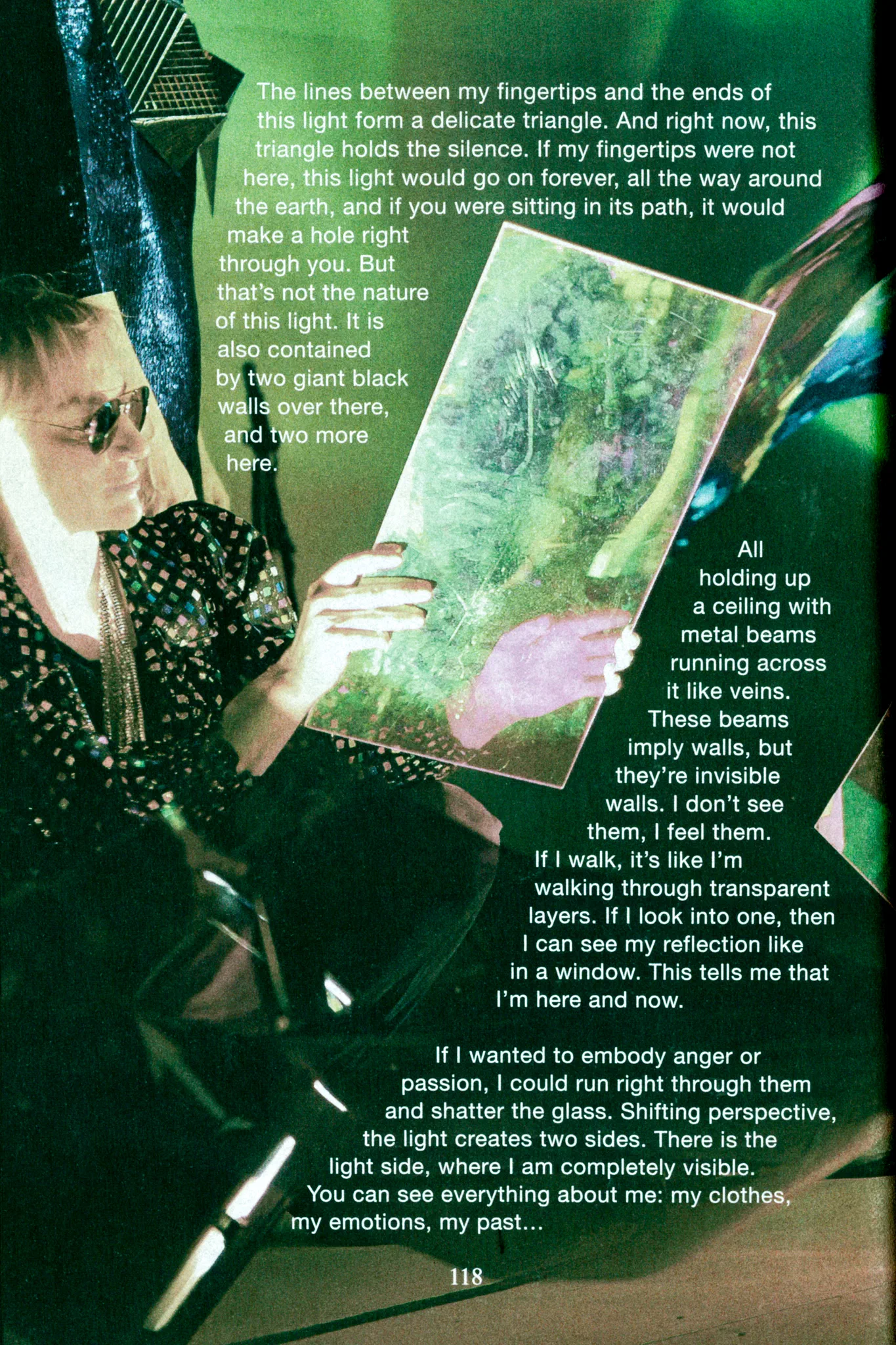 Image of excerpt from Books: Let’s Not Get Used to This Place