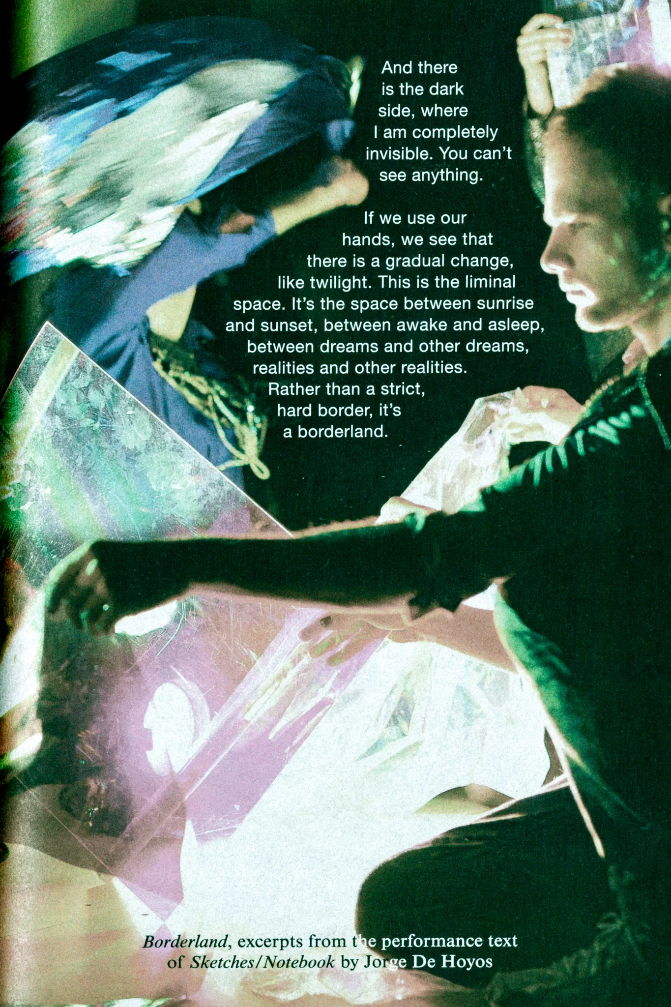 Image of excerpt from Books: Let’s Not Get Used to This Place