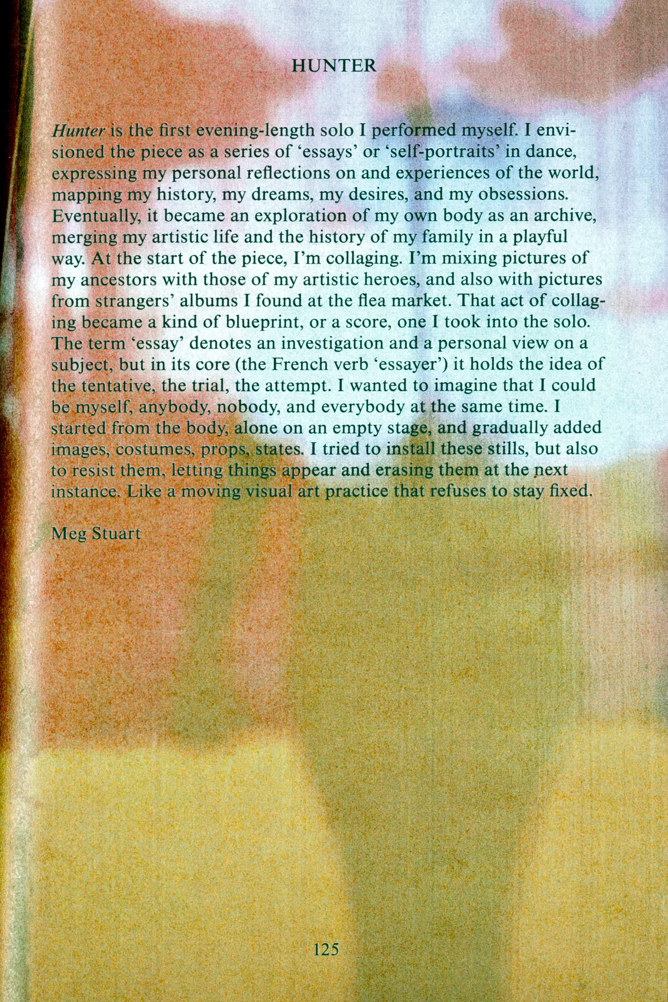 Image of excerpt from Books: Let’s Not Get Used to This Place