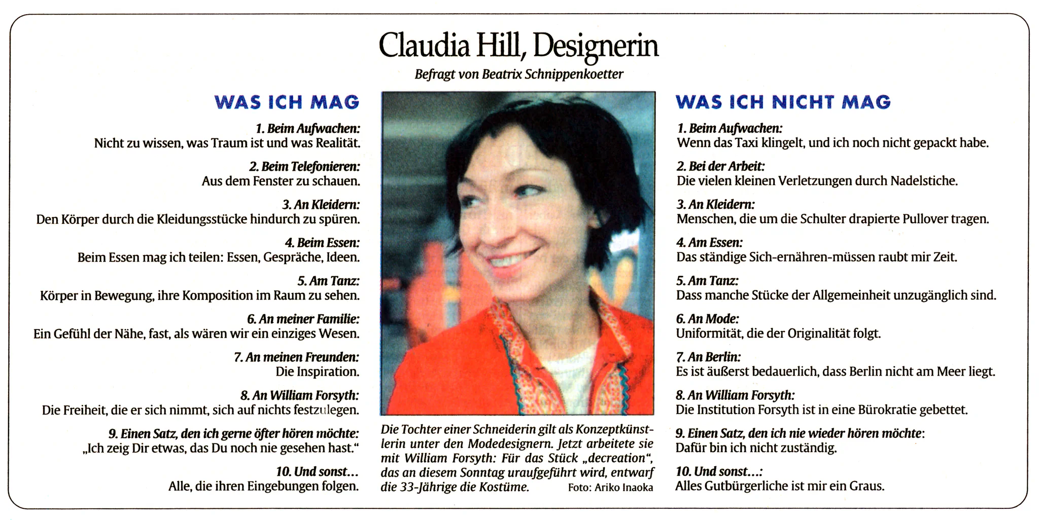 Image of excerpt from Der Tagesspiegel: April 20, 2003